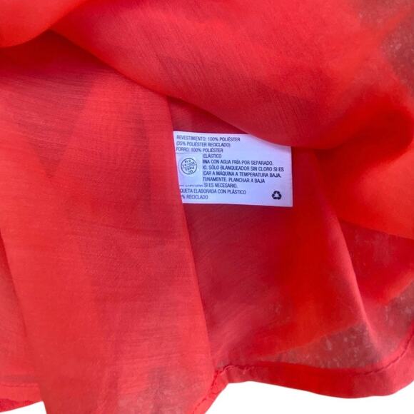 Future Collective x Gabriella Karefa-Johnson Orange Puff Sleeve Dress M Target - Picture 6 of 7